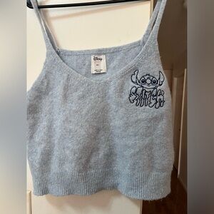 Disney stitch shirt and cardigan set